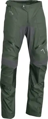 Terrain Army Green & Charcoal Over The Boot Pants - Size 32 Thor 2901-10453
