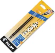 PILOT Dr. Grip Ballpoint Ink Refills for Retractable Pens, Medium Point, Blue In