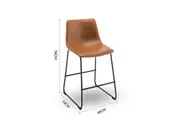BENDER Set of 2 Bar Stools