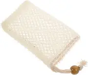 IWOWHERO Bubble Net Soap Bag Bag for Efficient Use Drawstring for Family Bath Time Random Color