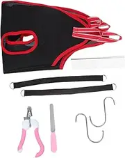 Dog Grooming Hammock Pet Nail Trimming Tool Breathable Safe Hanging Harness for Pet Care Random