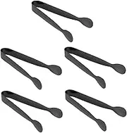 Hohopeti 5pcs Compact Food Serving Utensils for Ice Cubes Sugar Cubes Snacks and Appetizers for Bars and Tea Parties