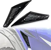 Rear Wheel Well Block Offs for Yamaha YXZ 1000R, SAUTVS Black Splash Fender Guard Rear Mudguard Frame Guard Trim Panel for Yamaha YXZ 1000R/SE/SS/SS SE/SS XTR 2019-2024 Accessories (2PCS)