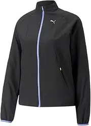 [PUMA] Womens Run Ultraweave Full-Zip Jacket Athletic Outerwear Casual Moisture Wicking - Black