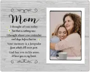 Mom Memorial Picture Frame – Memorial Gifts for Loss of Mother –Sympathy Gifts f