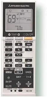 Mitsubishi Electric SG15H (E22T43426) Original HVAC Remote Control