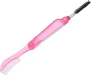 FOYTOKI Double-ended Folding Eyelash Comb Women's Sunglasses Spatula Eyelash Comb Hat Decals Men's Eyelash Comb Portable Eyelash Comb Curling Eyelash Comb Eyelash Mascara Brush Plastic Red