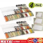 4pc Spice Rack Tray 4 Tier Drawer Seasoning Spice Organizer for Kitchen Cabinets
