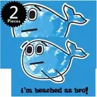 Beached AZ Blue Beach Towel - Whale - ABC Kids - I'm Beached Az Bro! 2 x Towels
