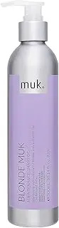 MUK. Blonde muk Maintenance Shampoo - Blonde Shampoo for Reducing Brassy, Yellow Tones. Blonde Haircare, Toner Shampoo for Blonde Hair. Hydrating Colour Care for Fine to Coarse Hair, 300ml