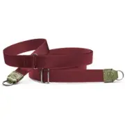 18569 Official Leica "for D-LUX8" Carrying Strap Burgundy x Olive Green New
