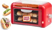 Nostalgia Oscar Mayer Hot Dog Roller & Bun Warmer - RED -Stainless Steel Grill R