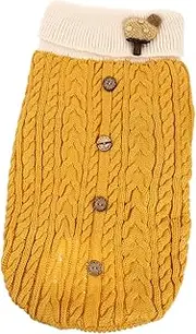 Totority 1pc Pet Sweater for Dogs Warm High-Collar Puppy Costume for Thickened Blend Design