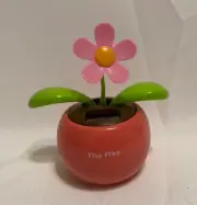 Solar Powered Dancing Flip Flap Daisy flower random pot color~
