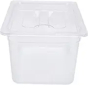 Slow Cooker Container with Lid, Sous Vide Container, 12L Cooking Food Storage Container for Slow Cookers with 62mm Diameter or Smaller