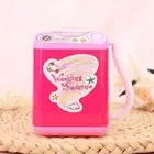 Mini Simulation Washing Machine Electric Make Up Brush Washing Machine (Pink HPT