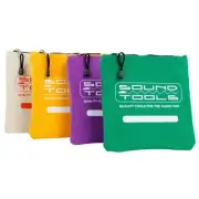 4 Pack Canvas Heavy Duty Tool Bags, Multipurpose Pouch With Zippers and Scrib...