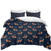 Winter Fox Pattern Quilt Cover