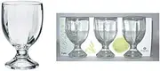 Glassware by Borgonovo BGN024 Water Glasses, Multi-Colour
