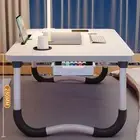 Foldable Bed Small Table Computer Desk Study Desk Desk 70*40*28cm (white)