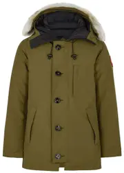 Canada Goose Chateau Fusion Fit Army Green Arctic-Tech Parka - Khaki - S S