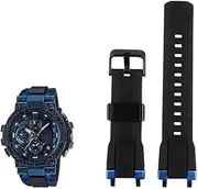 [PnterLoce] Durable Rubber WatchBands Fit for Casio G-SHOCK MTG-B1000 G1000 MTGB1000 Sports Strap Silicone Modified Metal StainlessStrap