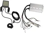 Vuzmode Electric Bike Controller 1500W 48V 60V Motor Controller with Panel, for Scooter E Bike Conversion Kit E-Scooter Brushless Controller