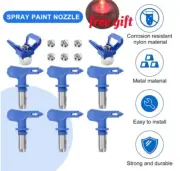 Airless Paint Nozzles Set,Reversible Spray Tips Airless Paint Sprayer Nozzle`