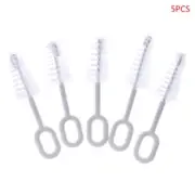 5 Pcs Nipple Bottle Brushes Baby Bottle Nipple Cleaner for Extra Dense Bristles