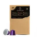Ristretto Coffee Capsules Pods - Strong Flavor, Nespresso Compatible, 100 Pack