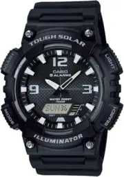 Casio AQS810W-1AV, Digital/Analog Watch, Solar, 1/100 SEC Stop Watch, 100M WR
