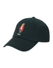 [Polo Ralph Lauren] Bear Twill Ball Cap in Black