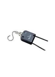 Gardner Bender GSW-35 SPST On/Off Nickel All Angle Pull-Chain Switch