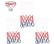 3 Pieces Basketball Net Professional Basketball Net,Basketball Replacement Net,Ball Net for Standard Size Basketball Hoop