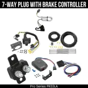 Pro Series 7Way Wiring Kit + Brake Control For 00-04 Nissan Xterra w/ OEM 4-Flat