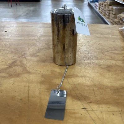 Christmas in July: Evergreen Hammered Metal Wind Bell-"Believe"