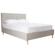 [Sleeping Giant] Talia Bed Frame Light Grey