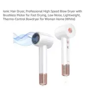 Breezelle High Speed Ionic Hair Dryer - 110,000 RPM New in Box - White