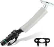 AUTOKAY Turbo Oil Return Pipe Tube with Gasket Fit for 2011-2019 Chevy Cruze Sonic Trax Buick Encore 1.4L, Engine Turbocharger Oil Return Hose Line Replace# 55587854 55569839