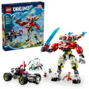 LEGO® DREAMZzz™ Cooper’s Tiger Mech & Zero’s Hot Rod Car Toy Vehicle Model for Kids 71497