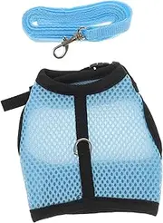 Happyyami 1Set Guinea Pig Outdoor Leash Lost Pulling Rope Stylish Costume Decoration for Pets Durable and Practical Harness for Hamsters and Rabbits