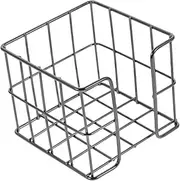 TOGEVAL Wire Memo Pad Holder Compact Basket for Desk Organization Storage for Office Supplies Elegant Design for Polished Workspace