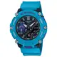 CASIO 卡西歐 GA-2200-2A / G-SHOCK系列 戶外冒險雙顯腕錶 / 藍綠 47mm