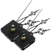2 Sets Movement Non Ticking Clock Mechanism Battery Replacement