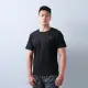 【遊遍天下】MIT台灣製男款吸濕排汗抗UV機能圓領衫GS2002 黑色(S-5L T恤)