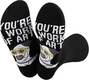 [TSOTMO] Art Clown Merch Horror Movie Merch Socks for Clown Fans Scary Horror Lovers Gift