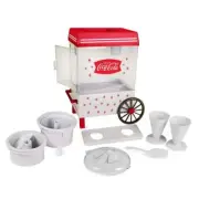 Nostalgia Snow Cone Machine 160 oz. Ice Capacity Coca-Cola Red Reusable Cones