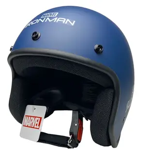 EVO 鋼鐵人 消光藍 聯名安全帽 復古安全帽 CA310(L)
