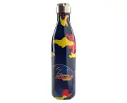 AFL 500mL Adelaide Crows Stainless Steel Wrap Bottle - Red/Blue/Yellow