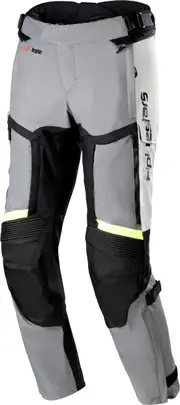 Alpinestars Bogotá Pro 4S, textile pants Drystar , color: Light Grey/Black/Neon-Yellow , size: M